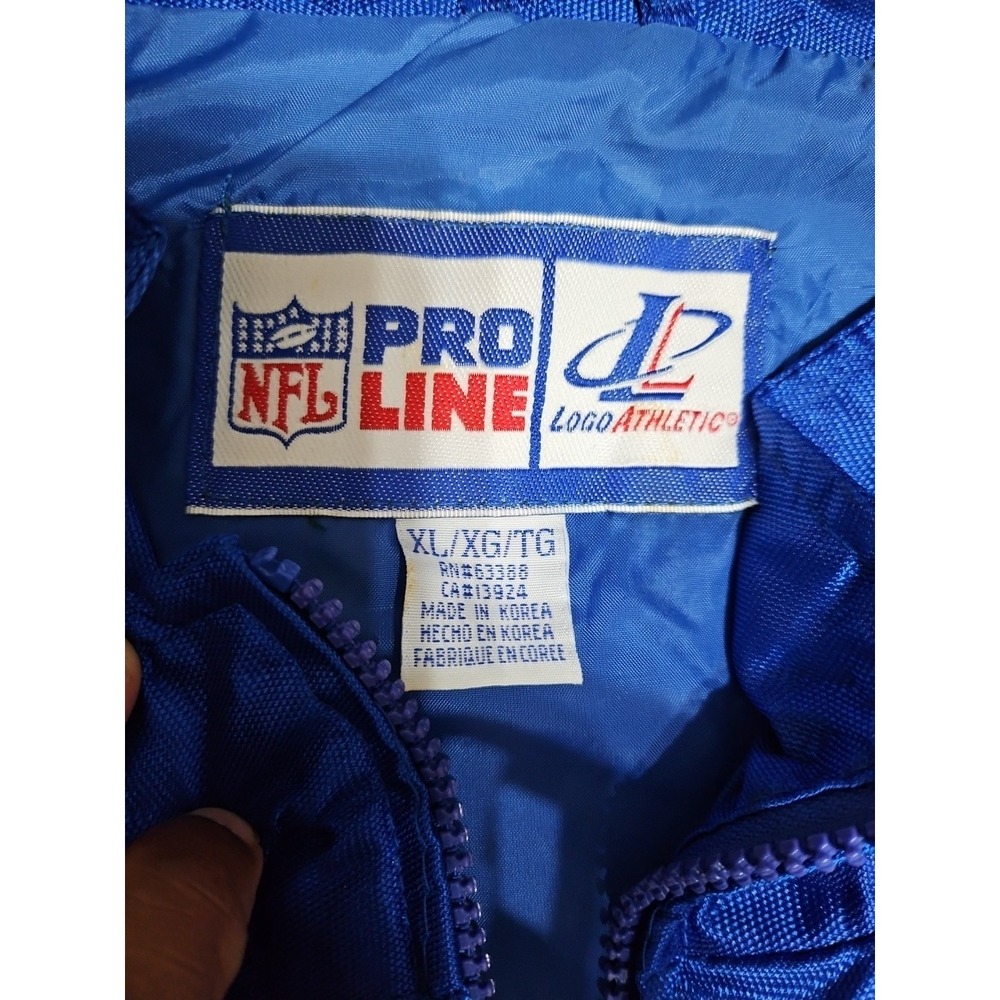 Vintage NFL Pro Line Logo Athletic Indianapolis Colts Jacket Coat Men's Size XL - Picture 5 of 7